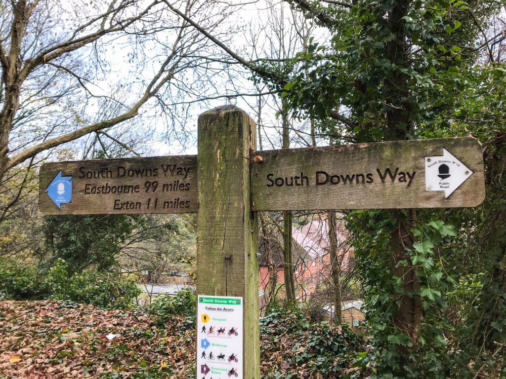 South Downs Signpost