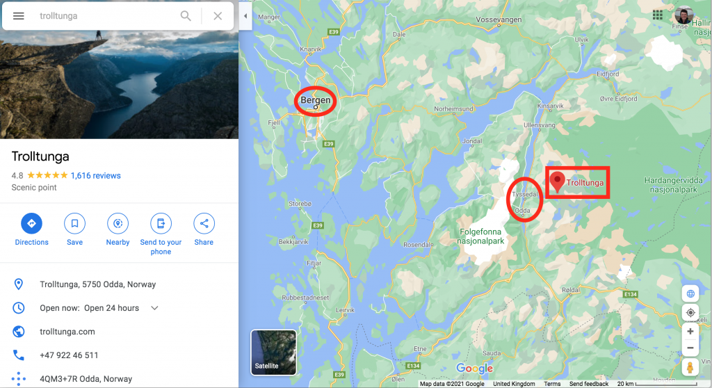 Trolltunga_location